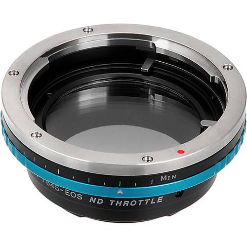 FotodioX Vizelex ND Throttle Lens Mount Adapter for Pentax 645-Mount Lens to Canon EF-Mount Camera