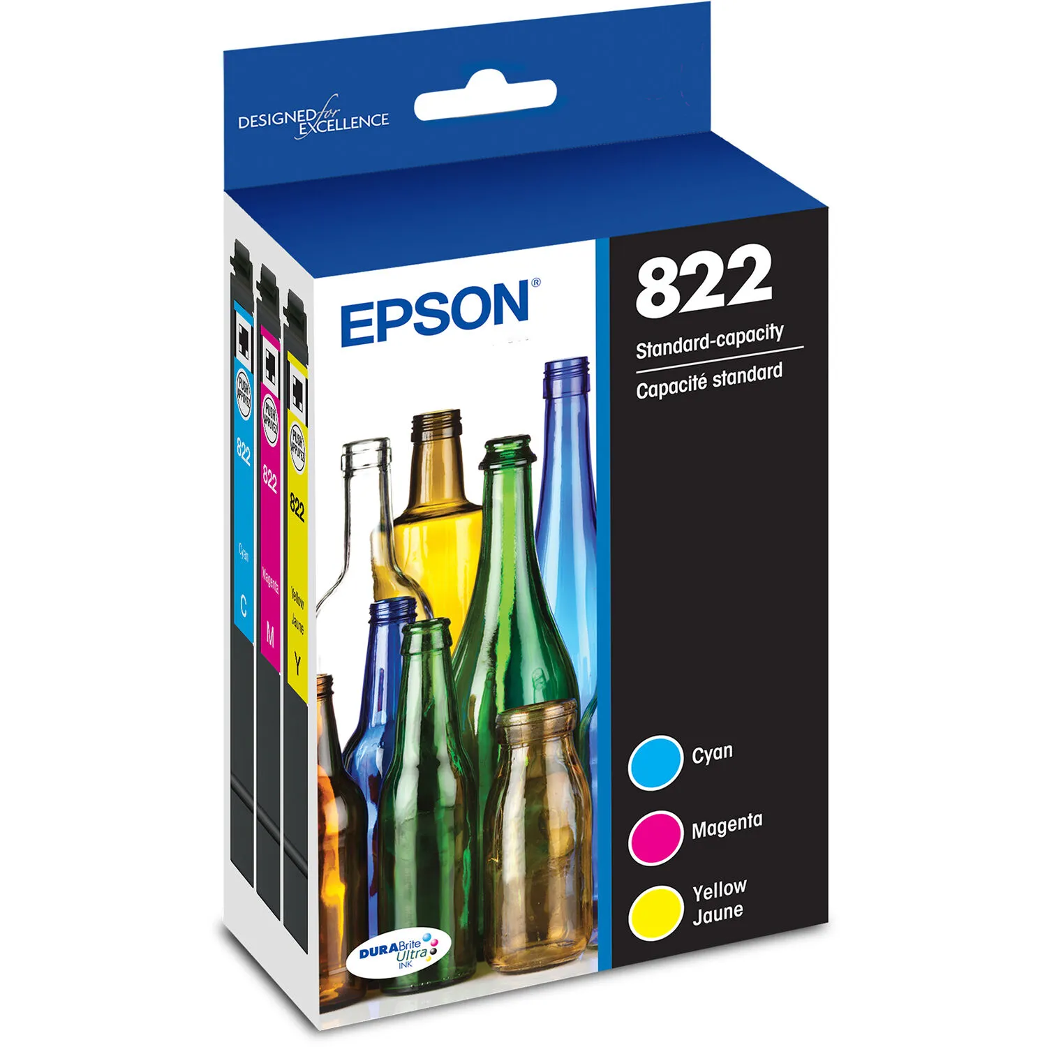 Epson T822 Standard Capacity Color Combo Pack