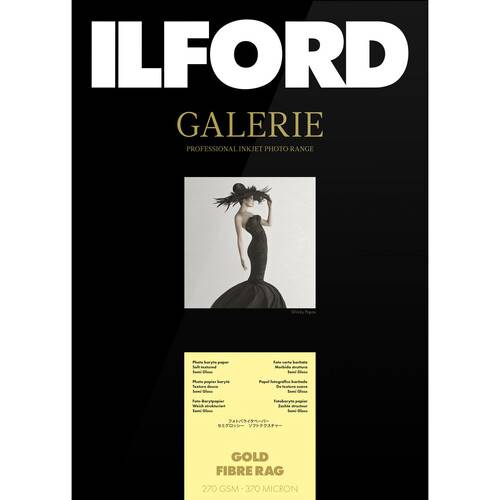 Ilford Galerie Gold Fibre Rag Paper (5 x 7", 50 Sheets)