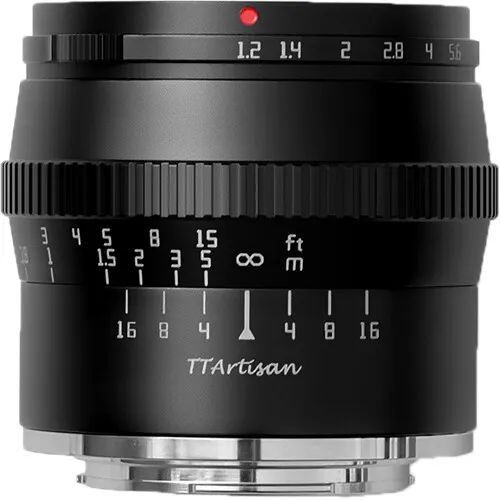 TTArtisan 50mm f/1.2 Lens for FUJIFILM X (Black)