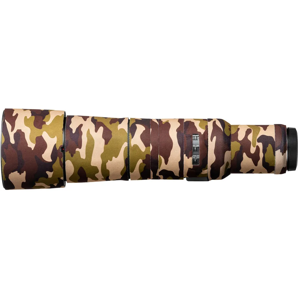 easyCover Lens Cover for Canon RF 800mm f/11 IS STM Lens (Brown Camo)