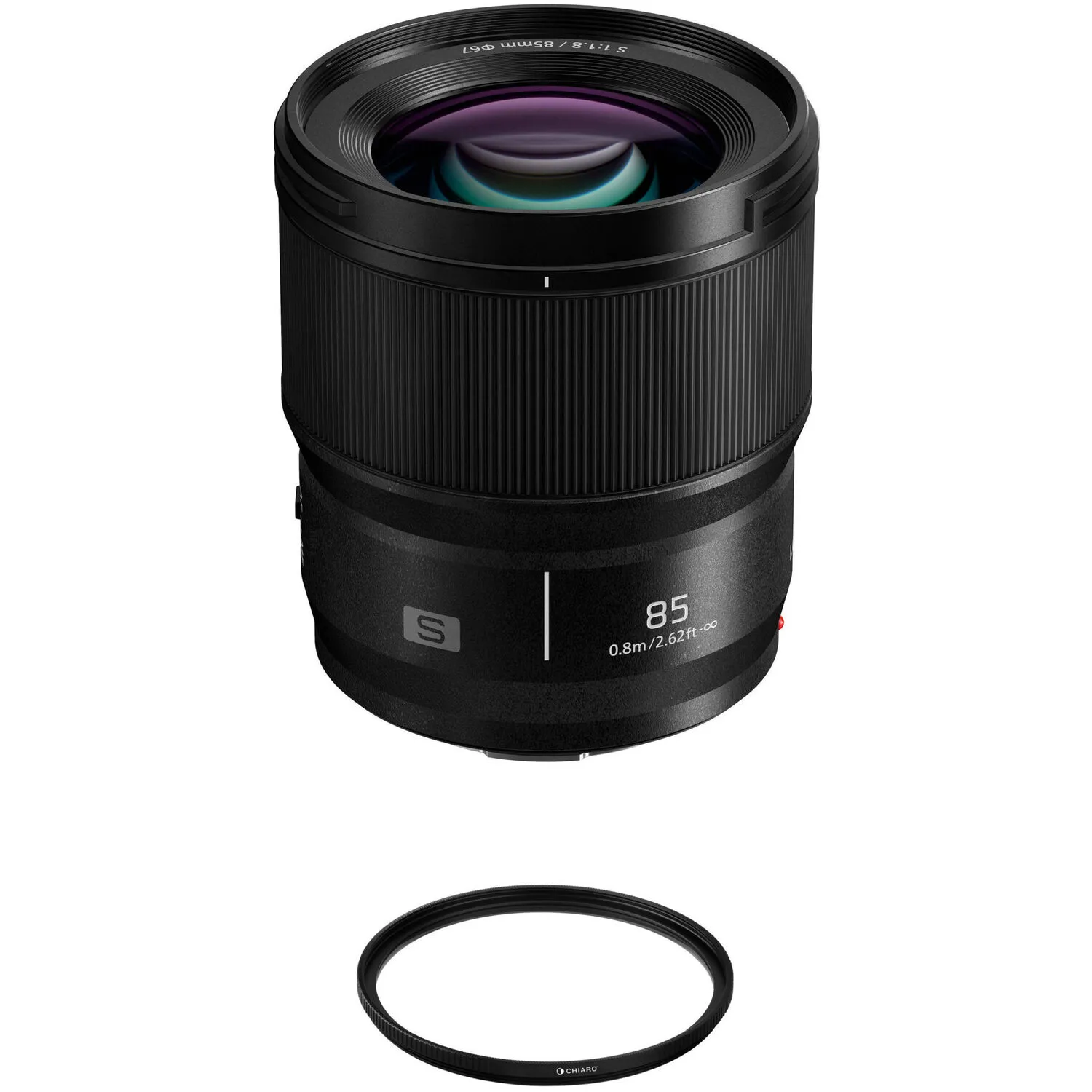 Panasonic LUMIX S 85mm f/1.8 Lens with UV Filter Kit