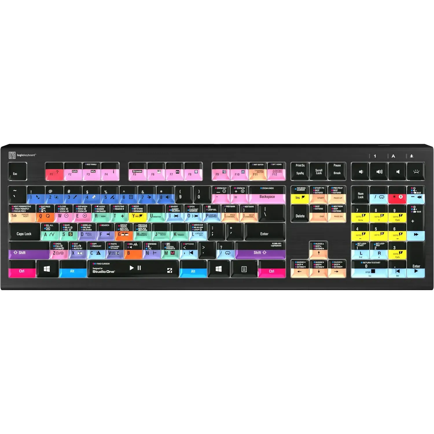 Logickeyboard Studio One PC ASTRA 2 Wired Keyboard