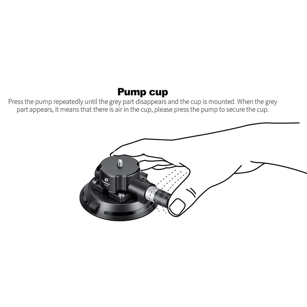 Leofoto SC-02 Suction Cup Mounting Kit (88 lb Capacity)