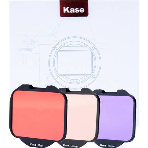 Kase Clip-In Underwater Filter Set for Sony Alpha (Red, Orange, Purple)