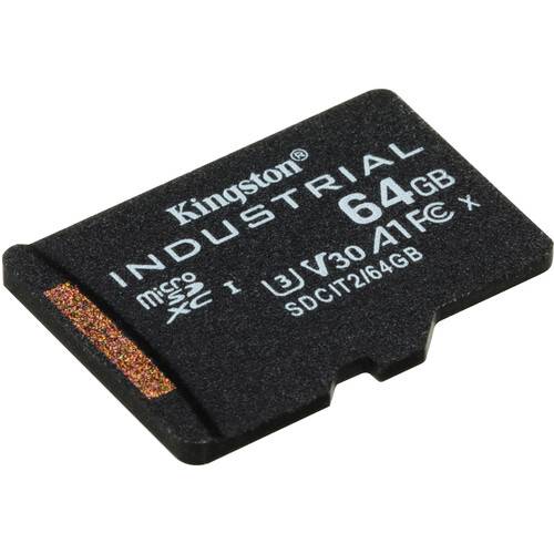 Kingston 64GB Industrial UHS-I microSDXC Memory Card
