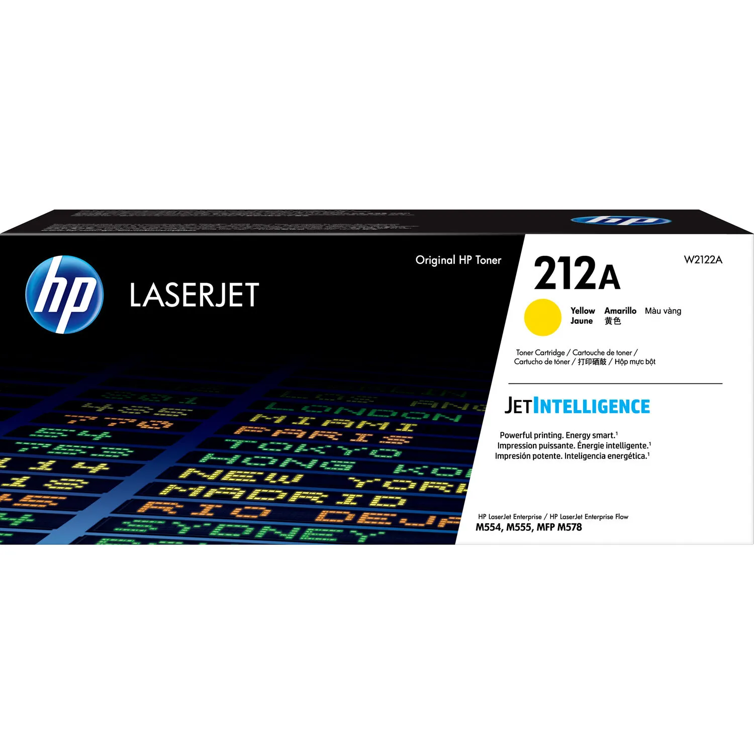 HP 212A Yellow Original LaserJet Toner Cartridge with JetIntelligence