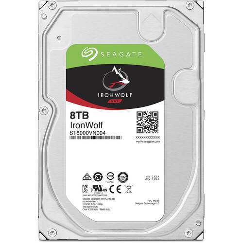 Seagate 8TB IronWolf 7200 rpm SATA III 3.5" Internal NAS HDD (OEM)