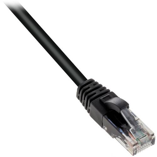 Pearstone Cat 6 Snagless Network Patch Cable (Black, 3')