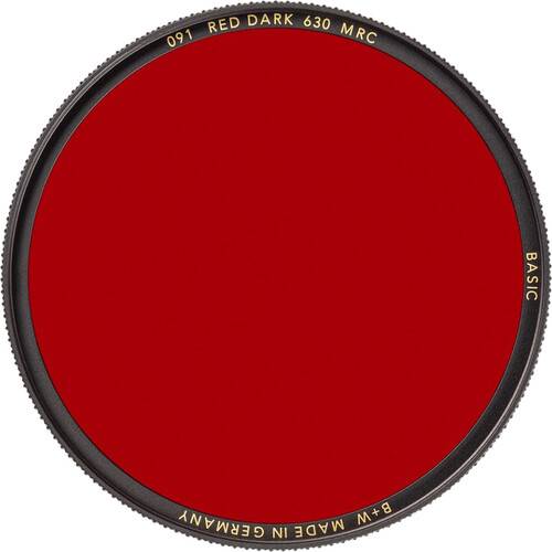 B+W #630/091 Dark Red MRC Basic Filter (43mm)