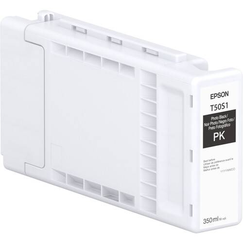 Epson T50S UltraChrome XD3 Photo Black Ink Cartridge for SureColor T7770D (350mL)