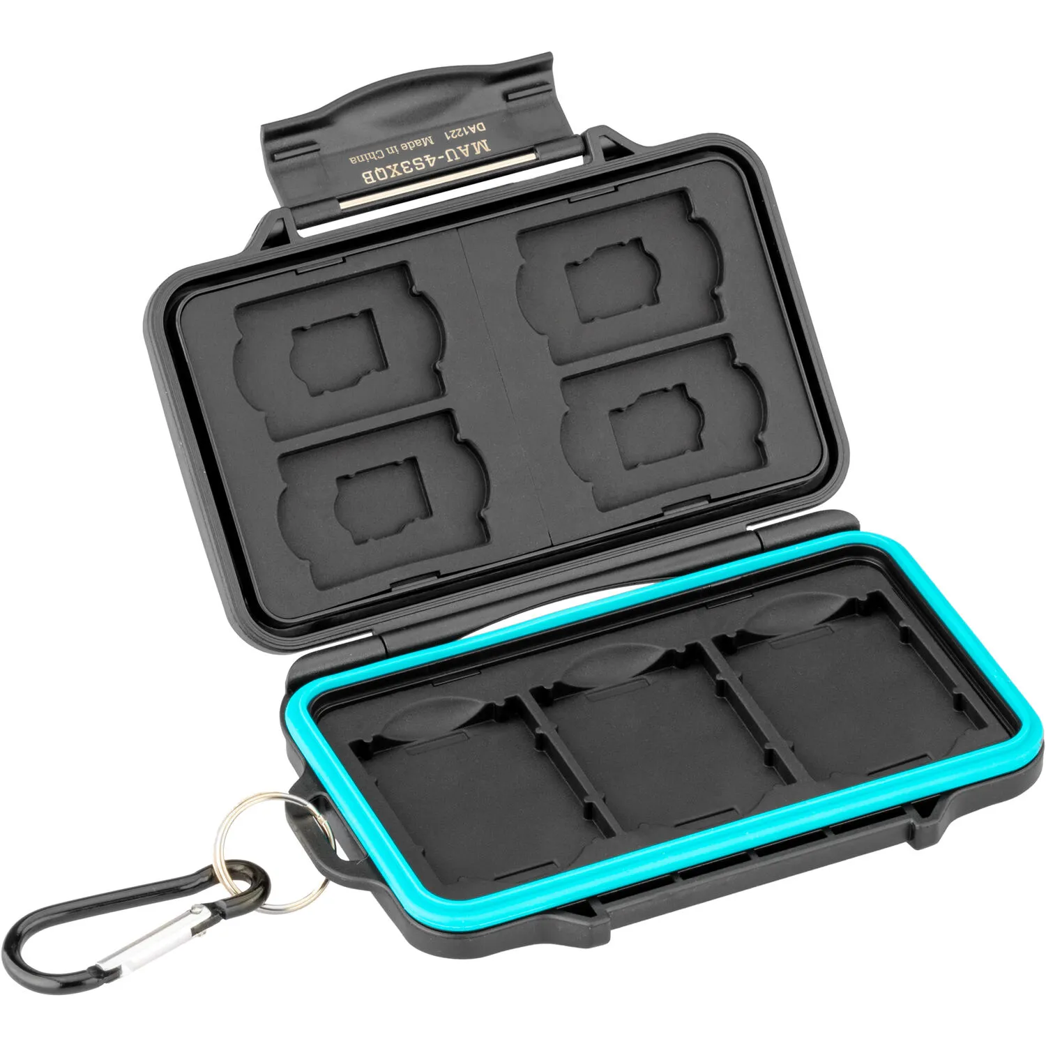 Ruggard Leda Memory Card Case for XQD or CFexpress Type B, SD &amp; microSD Cards (Black)