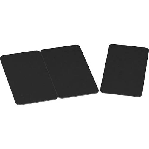 Evolis PVC Blank 3TAG Cards for ID Card Printers (100-Pack, 30 mil, Black)