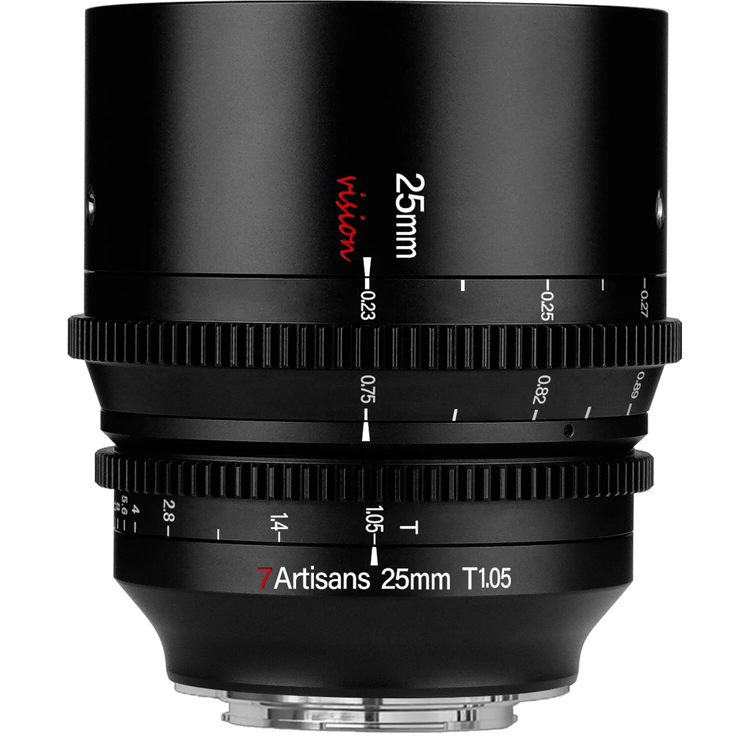 7Artisans 25mm T1.05 Vision Cine Lens (X Mount, Feet/Meters)