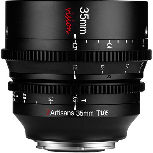 7Artisans 35mm T1.05 Vision Cine Lens (L Mount, Feet/Meters)