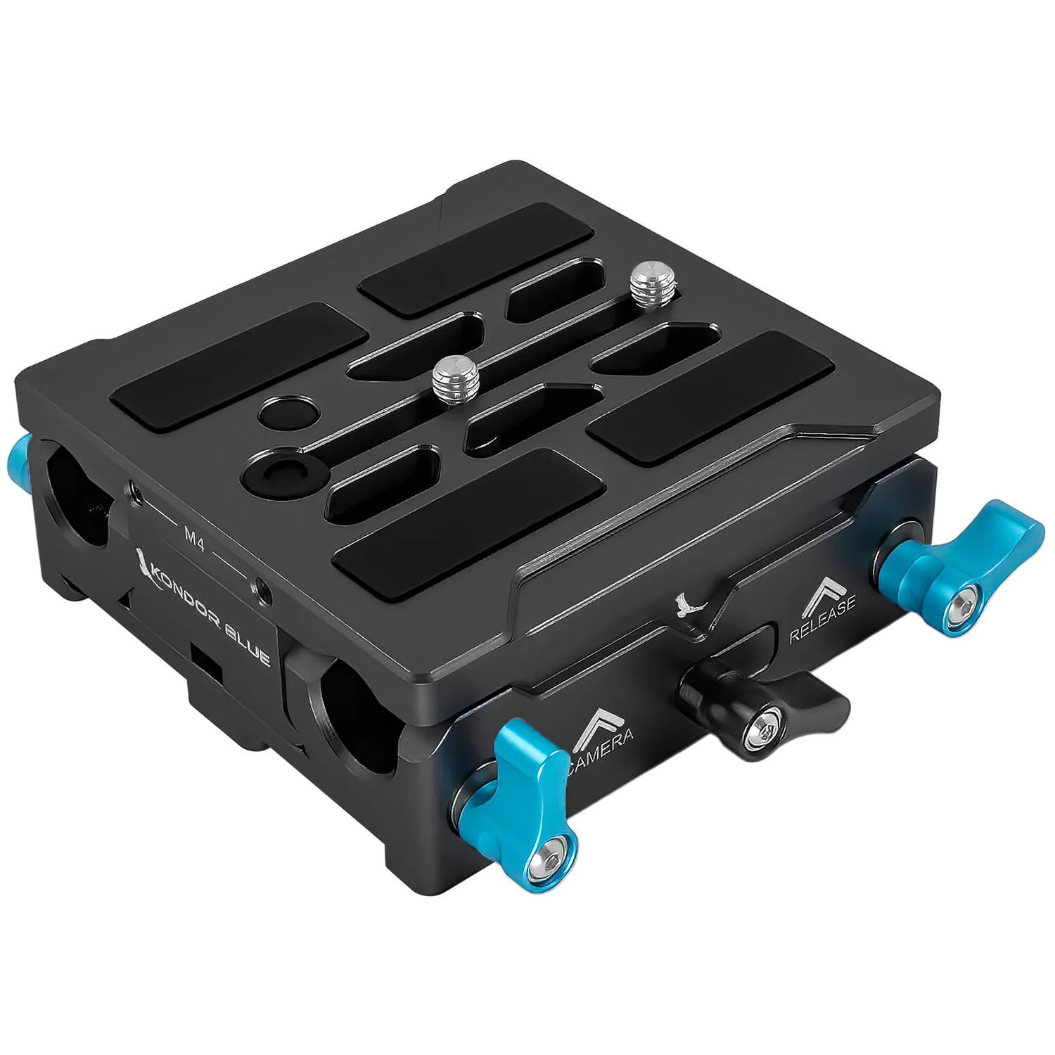 Kondor Blue Universal 15mm LWS Bridge Plate for ARRI/RED/URSA/C70/VENICE (Raven Black)