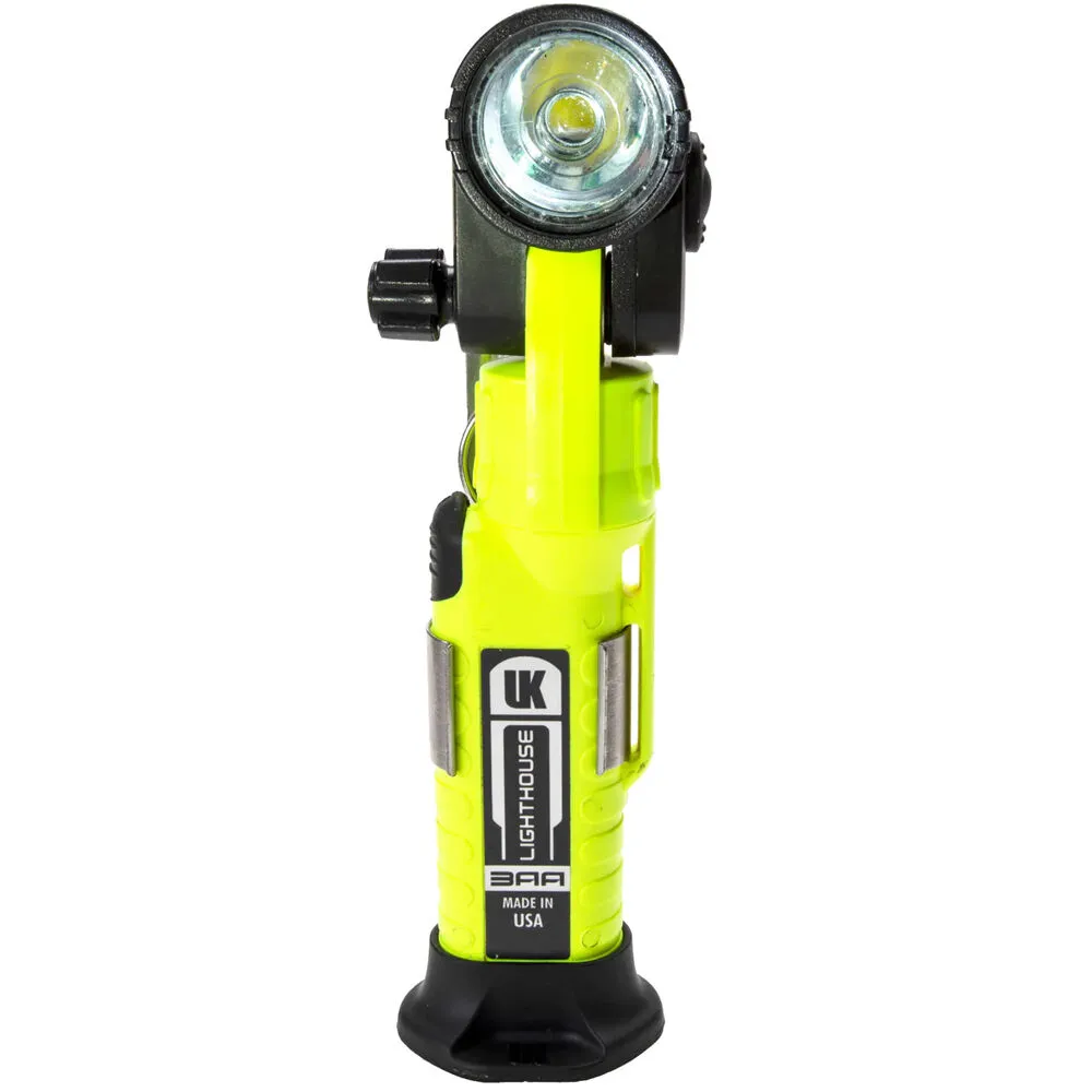 Underwater Kinetics 3AA Lighthouse eLED Dual-Beam Right-Angle Flashlight with Magnetic Base