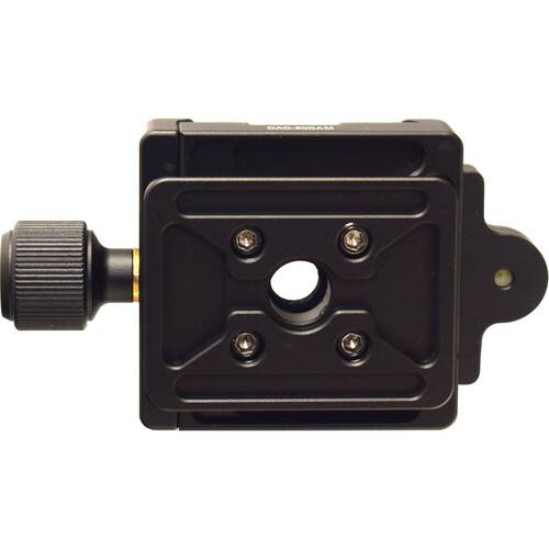 Desmond DAC-50CAM Bi-Directional 50mm QR Clamp for Arca-Type QR Plates with Removable Arca-Type and Manfrotto Base Mounting Plate