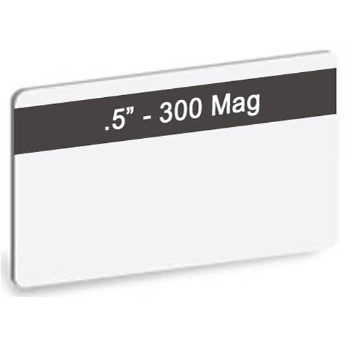 IDC CR-80 Blank PVC Cards with 300 Oe LoCo Magnetic Stripe (30 mil, 500 Cards)