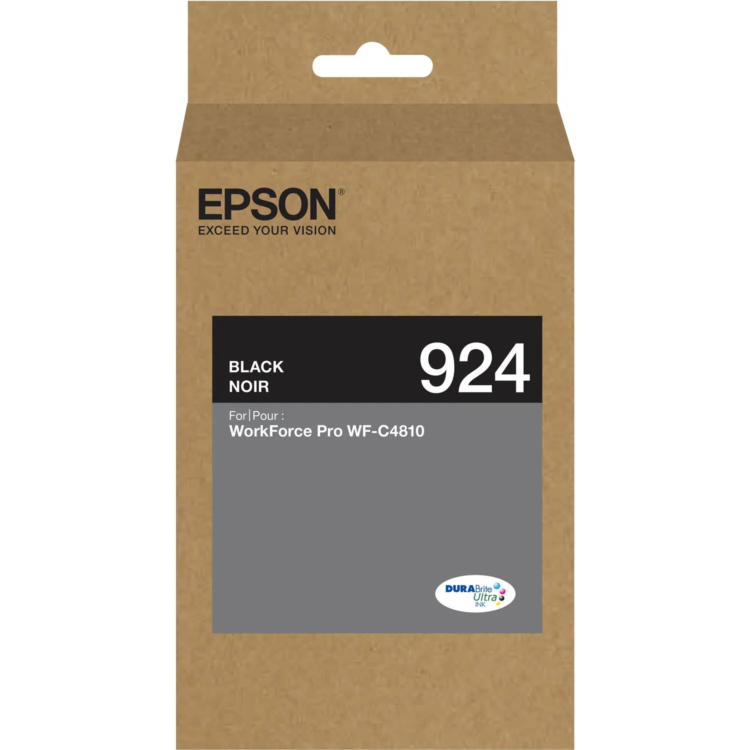 Epson DURABrite Ultra T924 Standard Capacity Black Ink Cartridge for WorkForce Pro WF-C4810