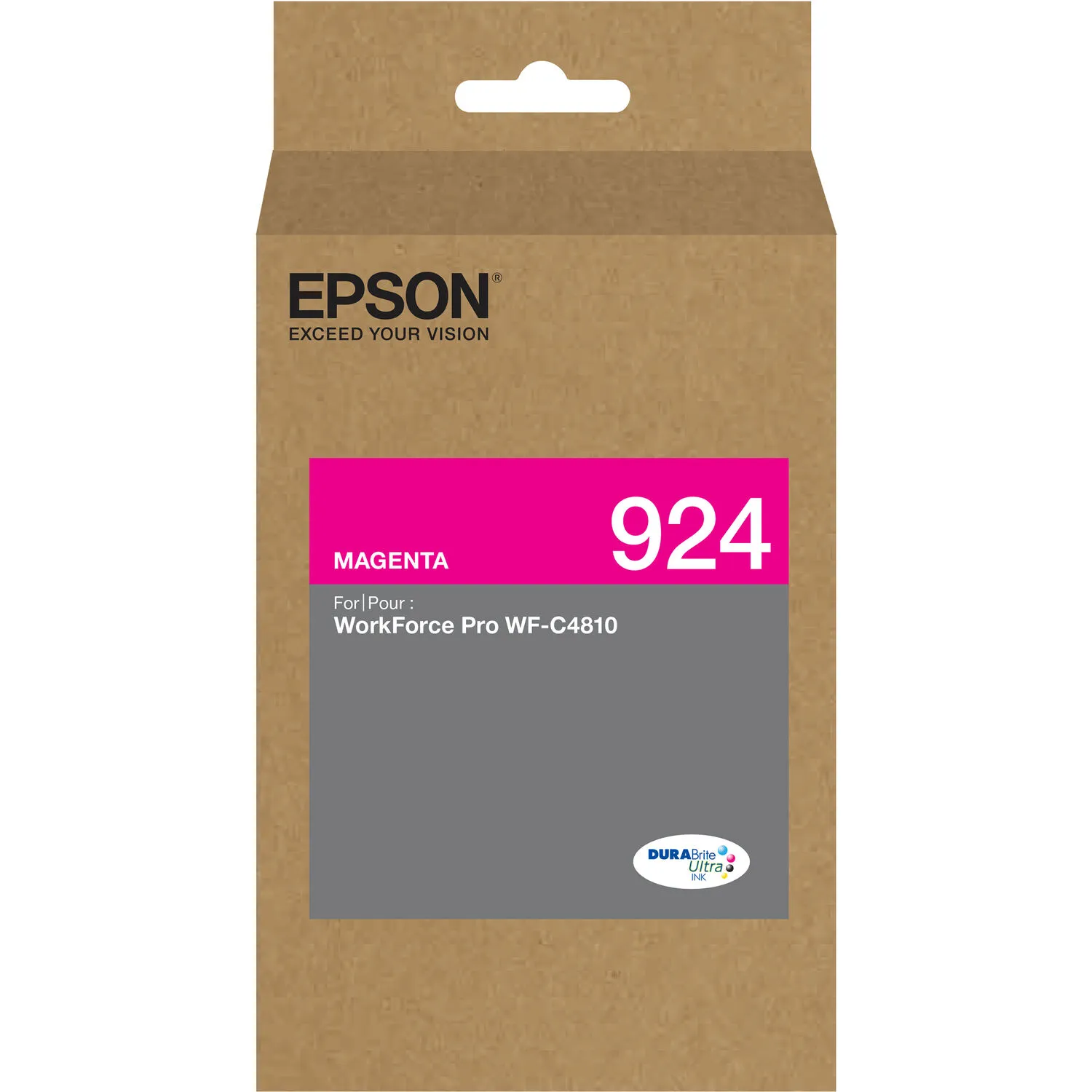Epson DURABrite Ultra T924 Standard Capacity Magenta Ink Cartridge for WorkForce Pro WF-C4810
