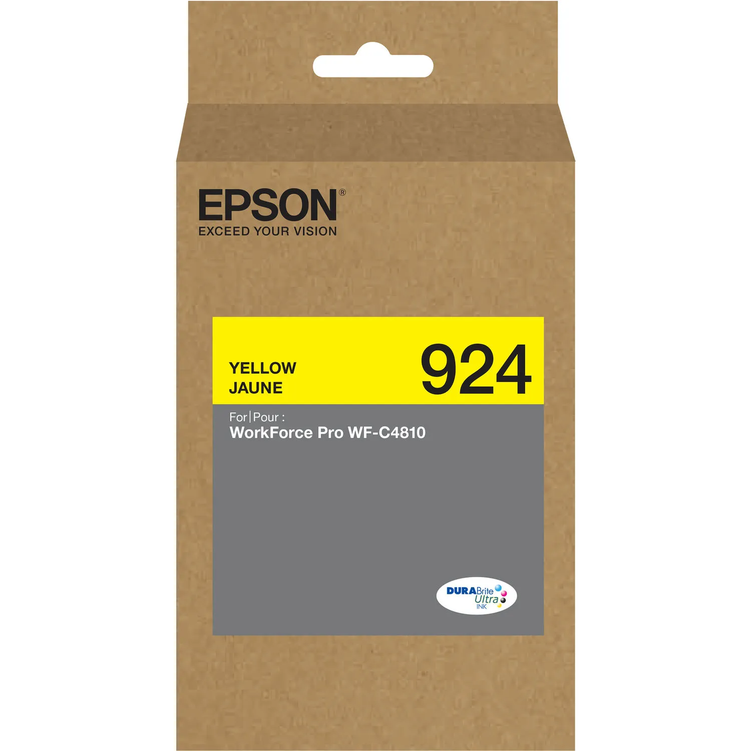 Epson DURABrite Ultra T924 Standard Capacity Yellow Ink Cartridge for WorkForce Pro WF-C4810