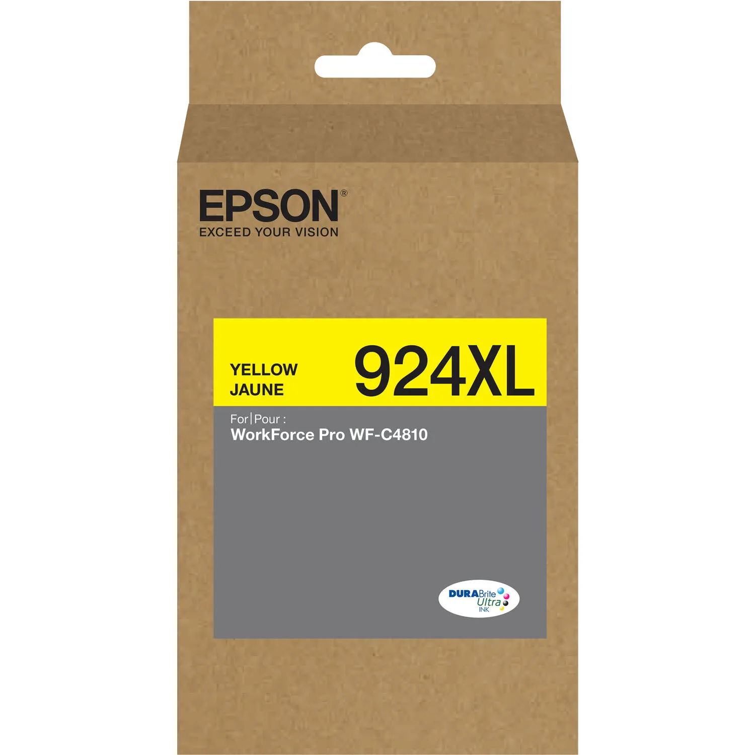 Epson DURABrite Ultra T924XL High Capacity Yellow Ink Cartridge for WorkForce Pro WF-C4810