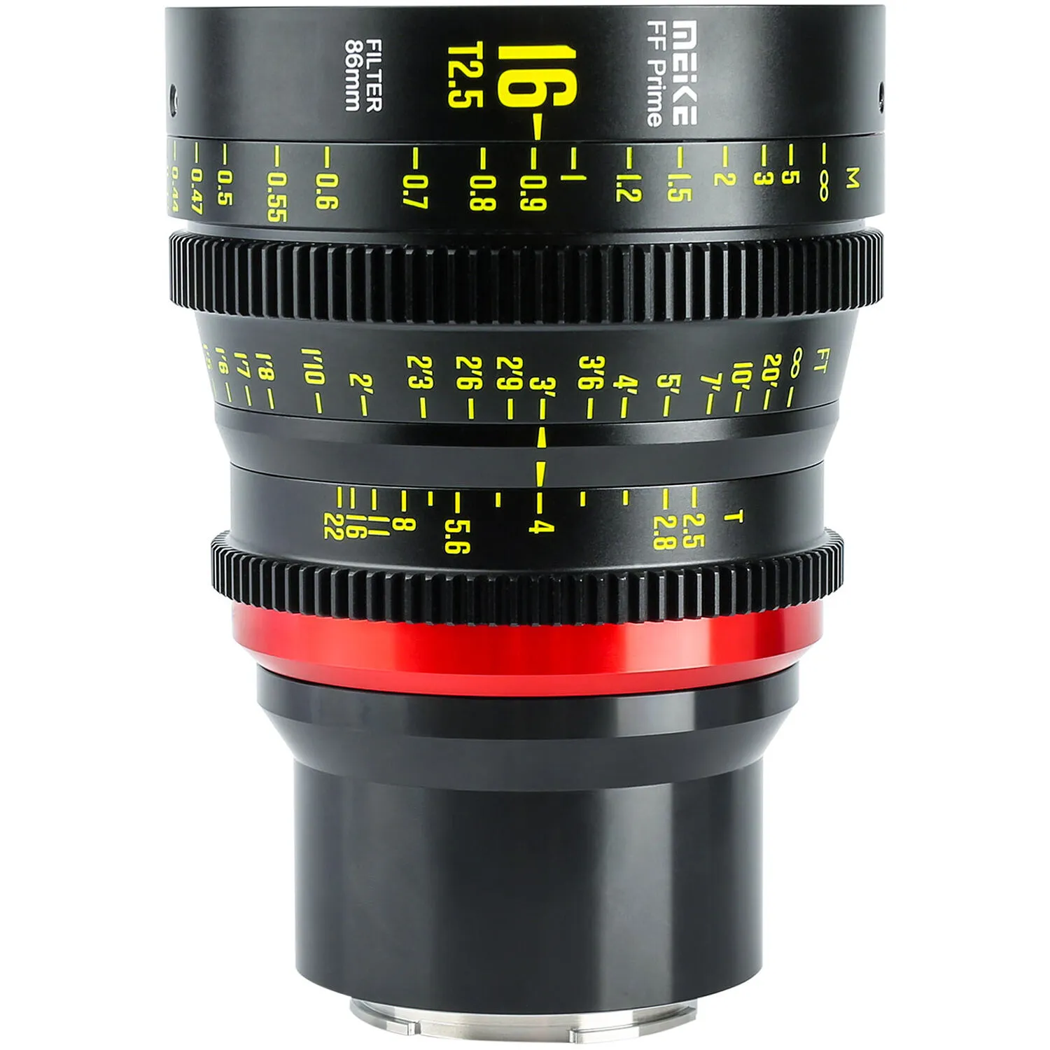 Meike FF Prime Cine 16mm T2.5 Lens (E Mount, Feet)
