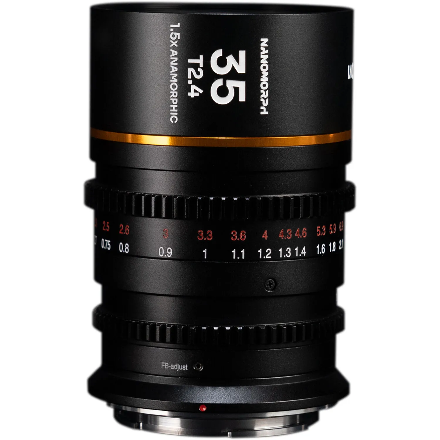 Venus Optics Laowa Nanomorph 35mm T2.4 1.5x S35 Anamorphic Lens (Canon RF, Blue Flare)