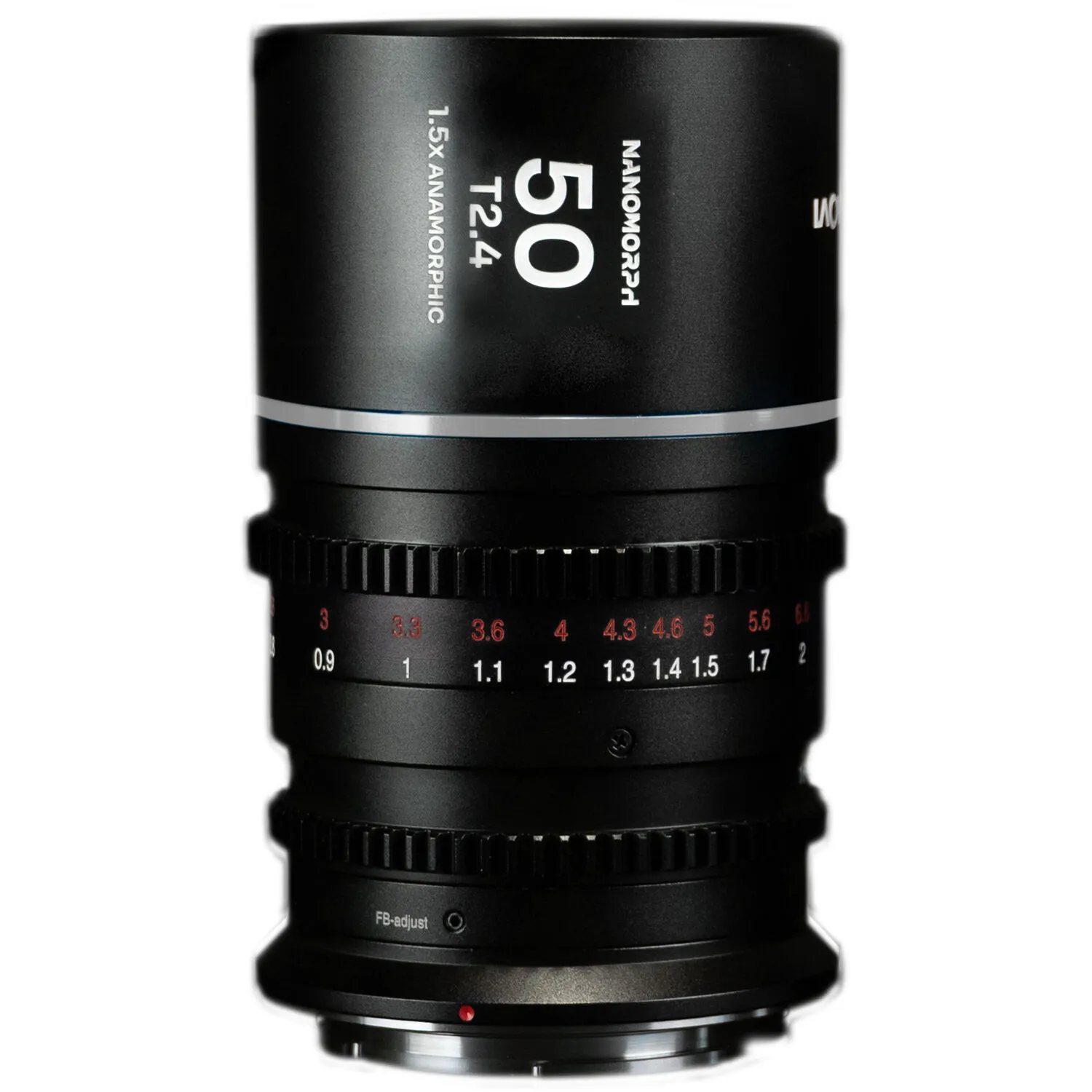 Venus Optics Laowa Nanomorph 50mm T2.4 1.5x S35 Anamorphic Lens (Canon RF, Silver Flare)