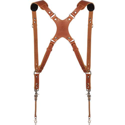 Coiro Skinny Dual Camera Harness (Tan)