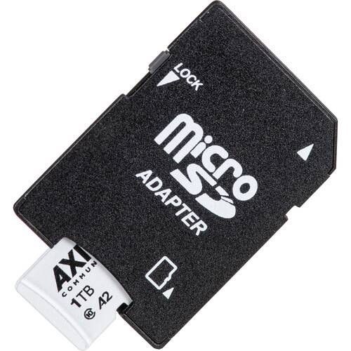 Axis Communications 1TB Surveillance UHS-I microSDXC Memory Card with SD Adapter