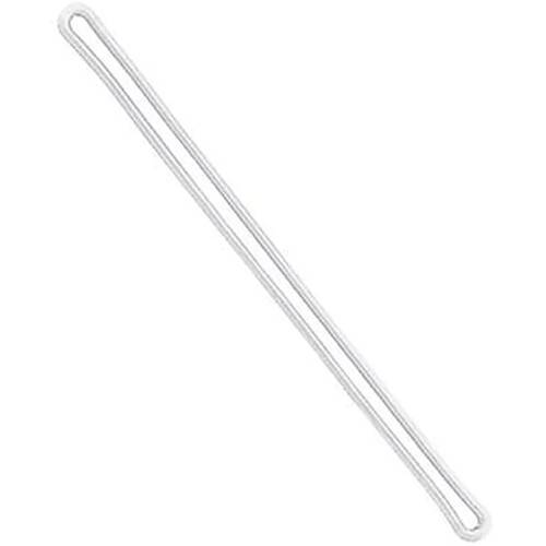 BRADY PEOPLE ID 6" Flexible Plastic Loop Strap (Clear, 100-Pack)
