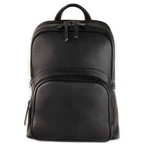 Oberwerth Q Backpack (Full-Grain Leather, Black)