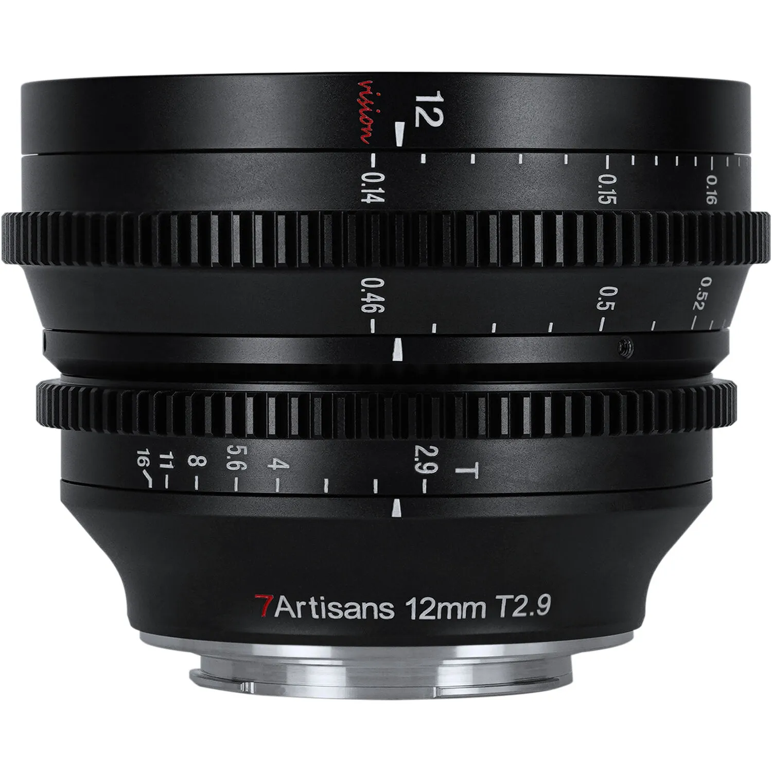 7Artisans 12mm T2.9 Vision Cine Lens (MFT Mount)