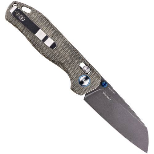 Olight Oknife Rubato 2 Folding Knife (OD Green Micarta Handle)
