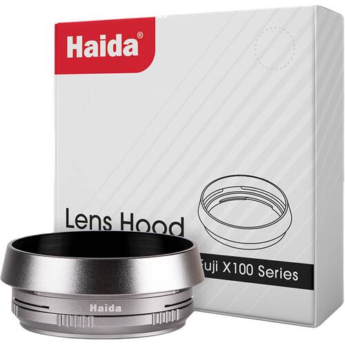 Haida Lens Hood for FUJIFILM X100VI Mirrorless Camera (Silver)