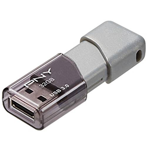 PNY 32GB Turbo Attaché 3 USB 3.0 Flash Drive (10-Pack,&nbsp;Gray)