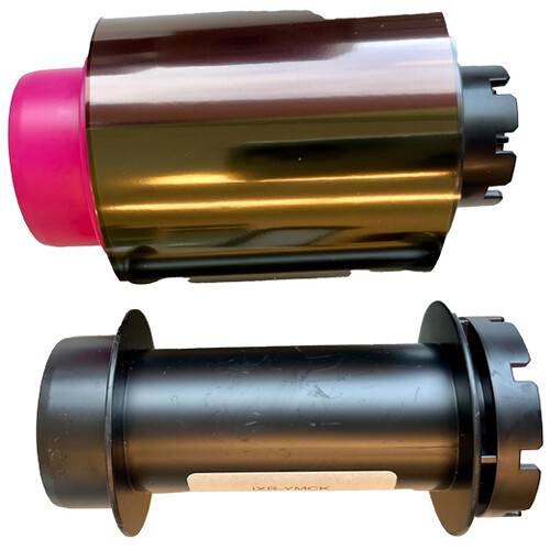 Canon YMCKK Dual-Sided Printer Ribbon for IX-R7000 Card &amp; Badge Printer (400 Prints)