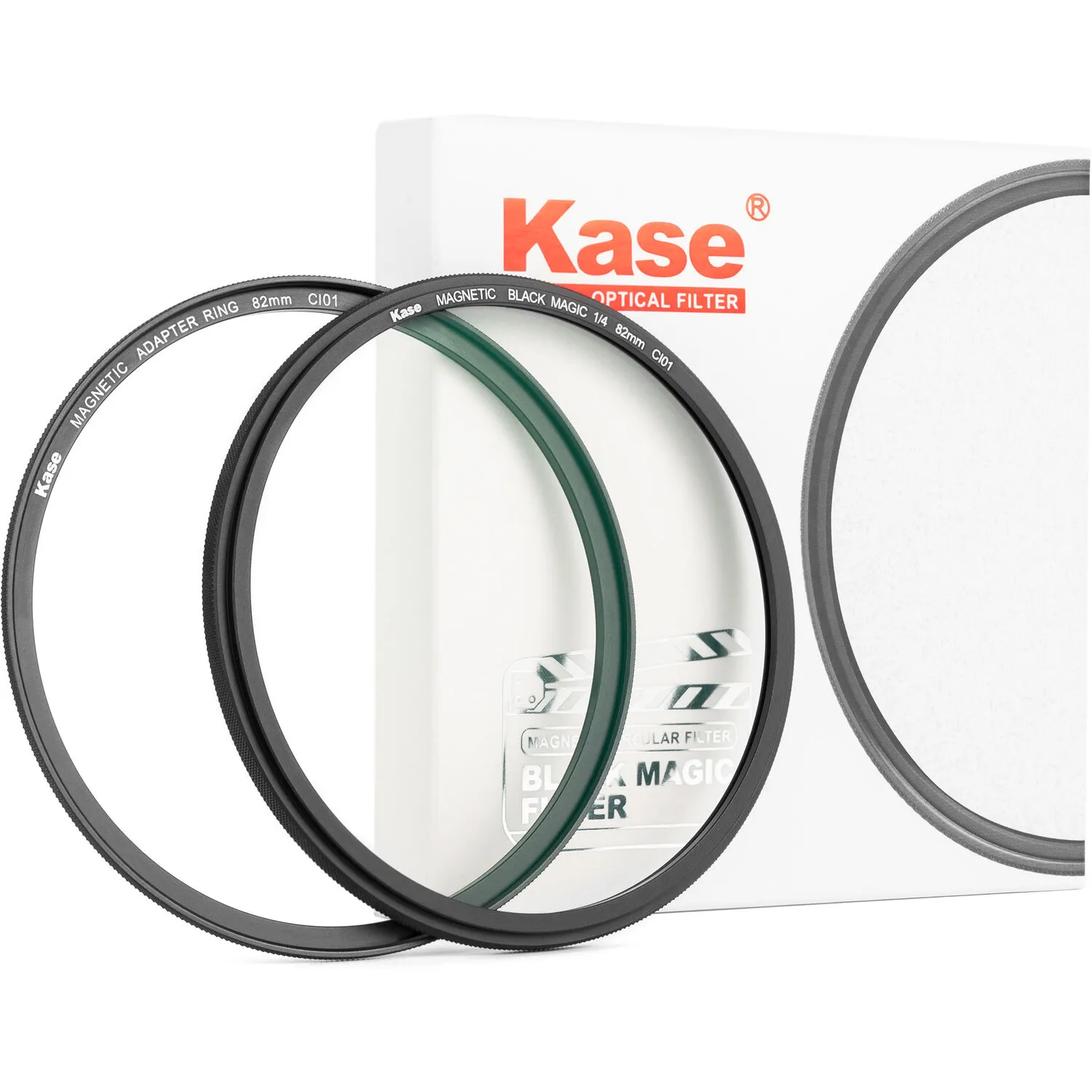 Kase 82mm Magnetic Black Magic 1/4 Filter with Magnetic Adapter Ring