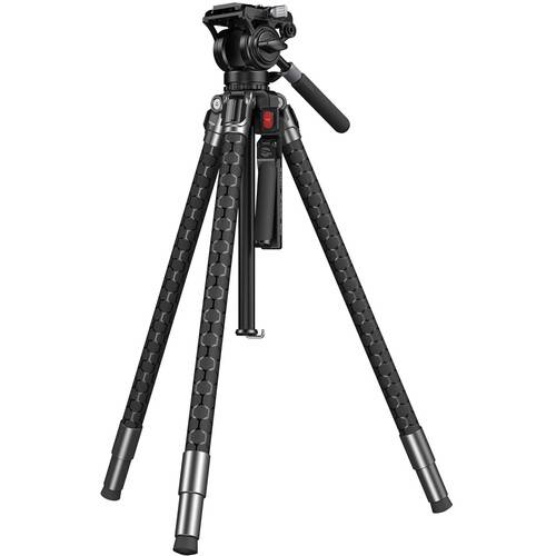 Acebil I-705MX 75mm Ball Head with Aluminum Tripod, Mid-Level Spreader, and Case Kit
