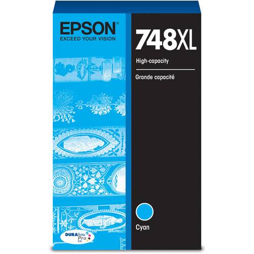 Epson DURABrite Pro 748XL High Capacity Cyan Ink Cartridge