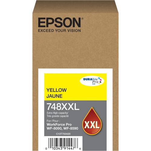 Epson DURABrite Pro 748XXL Extra-High Capacity Yellow Ink Cartridge