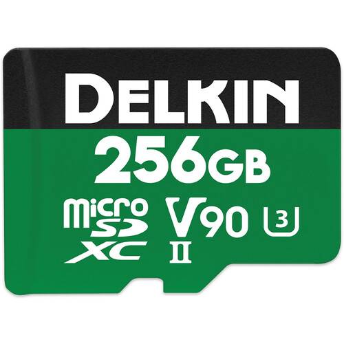 Delkin Devices 256GB POWER UHS-II microSDXC Memory Card with SD Adapter