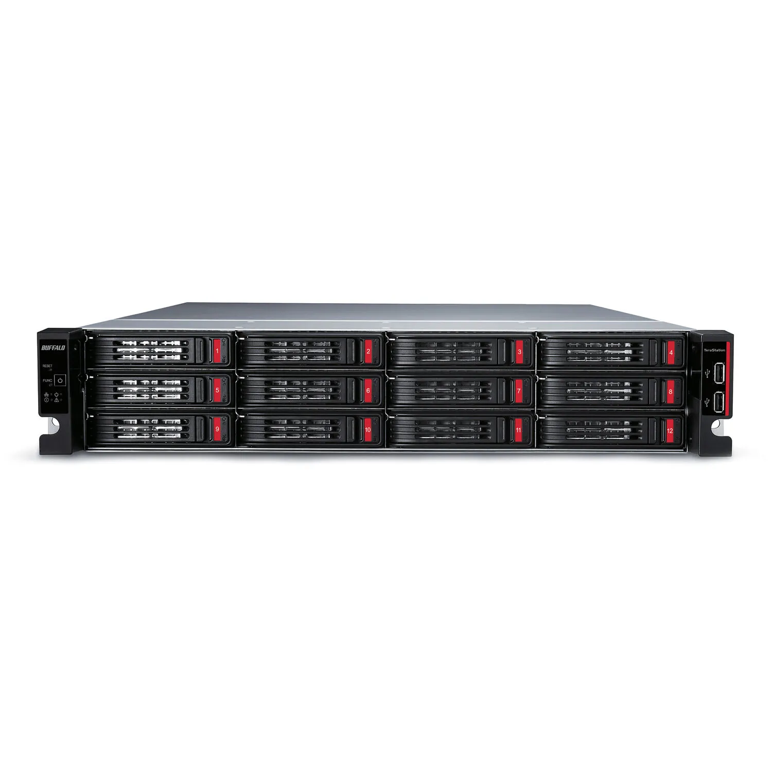 Buffalo TeraStation 51220RH 96TB 12-Bay Rackmount NAS Server (12 x 8TB)