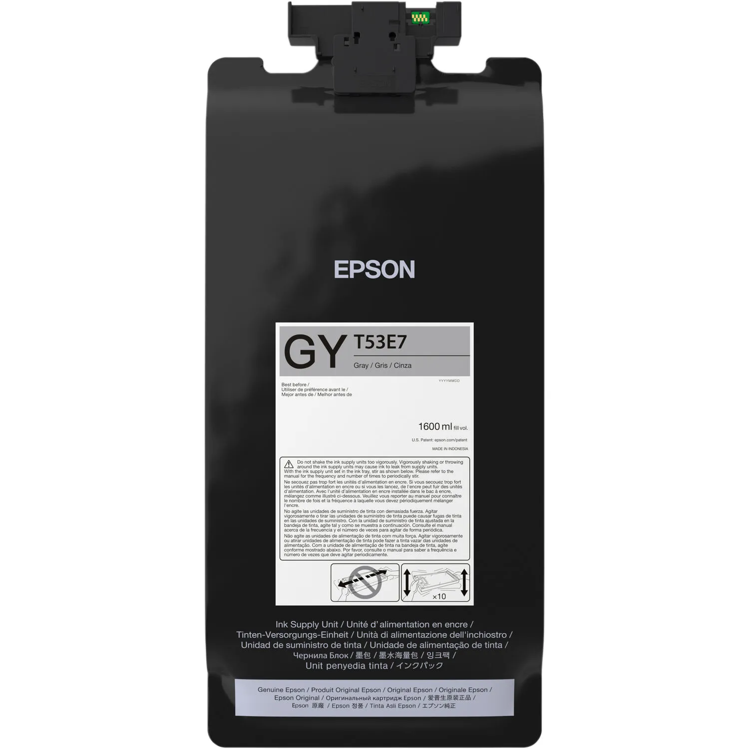Epson T53E UltraChrome PRO6 Gray Ink Pack for SureColor P8570D (1.6L)