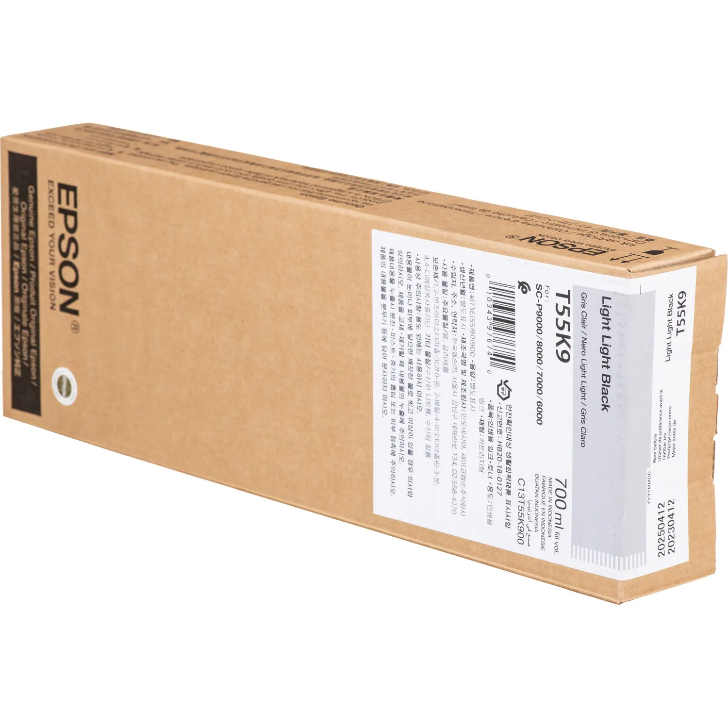 Epson T55K900 UltraChrome HD Light Light Black Ink Cartridge (700ml)