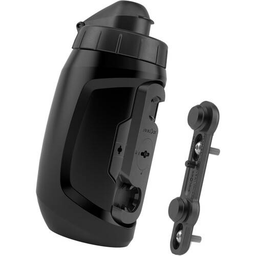 FIDLOCK TWIST Bottle 450 + Bike Base (Transparent Black)