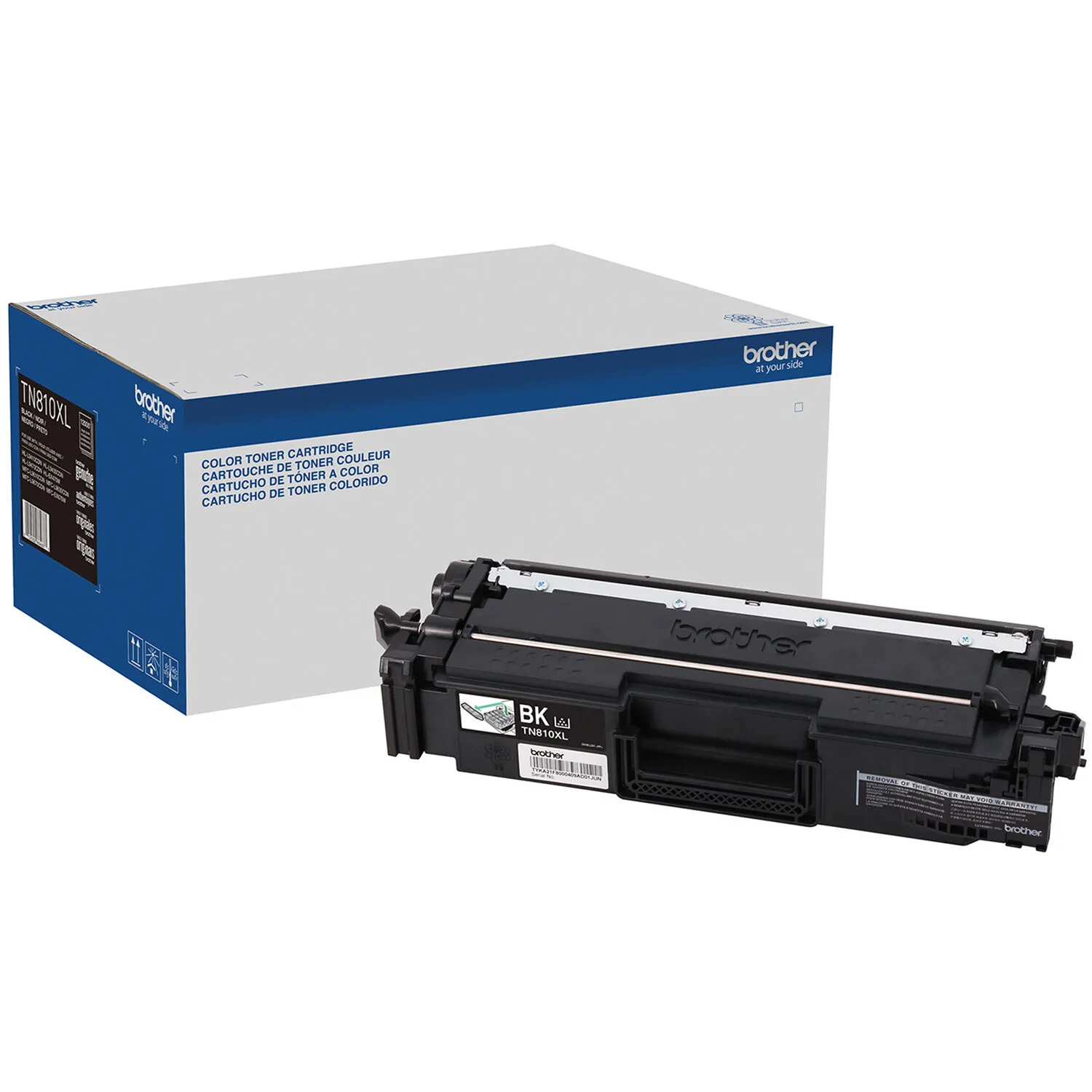 Brother Genuine TN810XLBK High-Yield Black Toner Cartridge