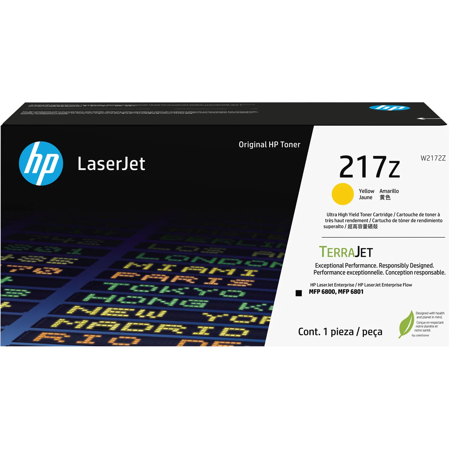 HP 217Z Ultrahigh Yield Yellow Original LaserJet Toner Cartridge